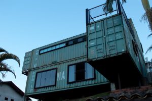 Gray Containerized Housing Unit